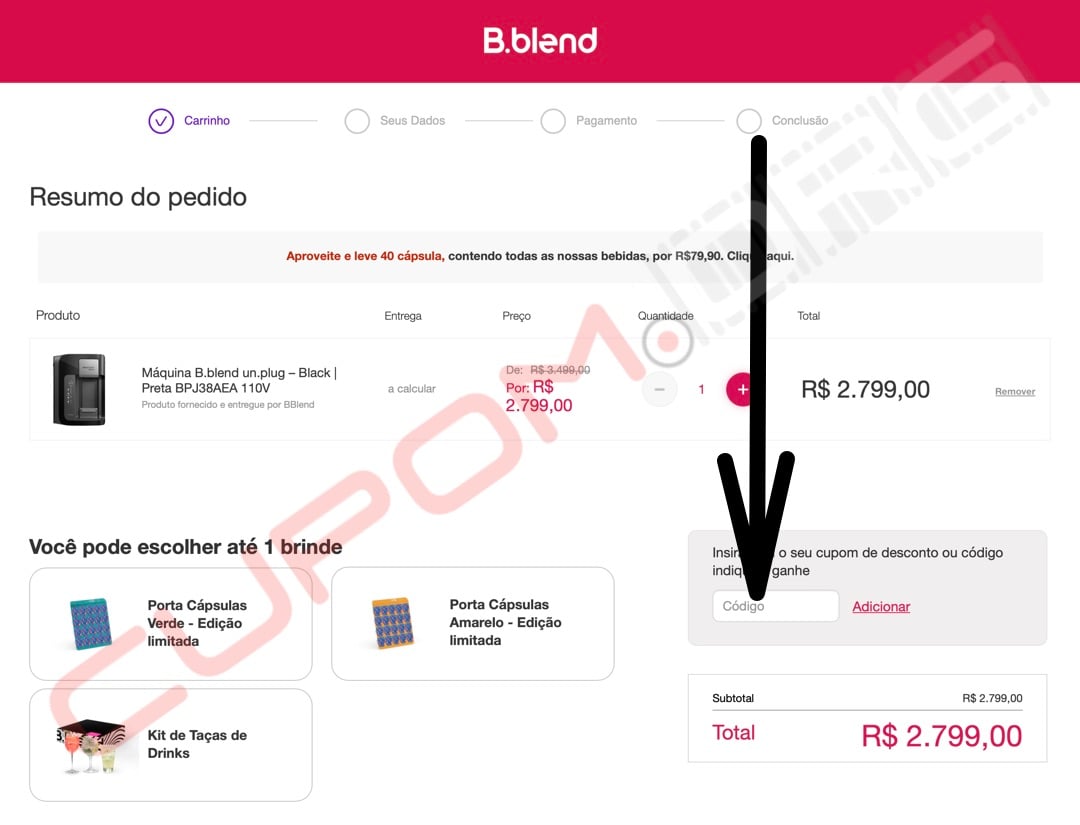 Cupom de Desconto BBlend Outubro de 2024 Código Promocional