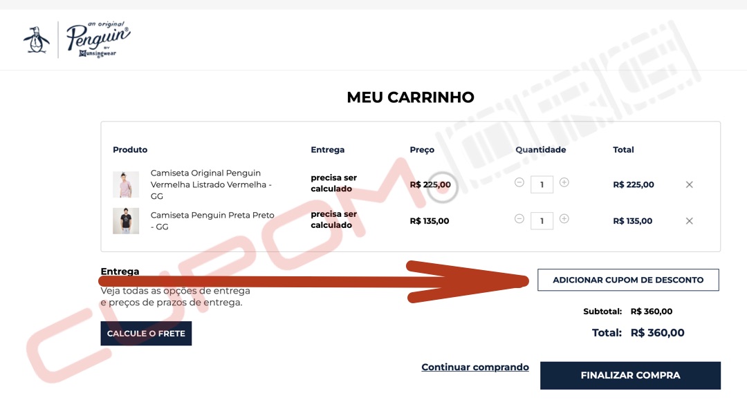 Cupom Original Penguin | 2 Códigos Desconto - Julho 2025