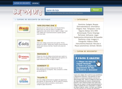 Cupom.Org no ano de 2010