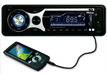 Auto Rádio CD Player MP3 Philco
