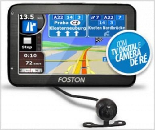 GPS, TV Digital e Câmera de Ré Foston GPS, TV Digital e Câmera de Ré Foston