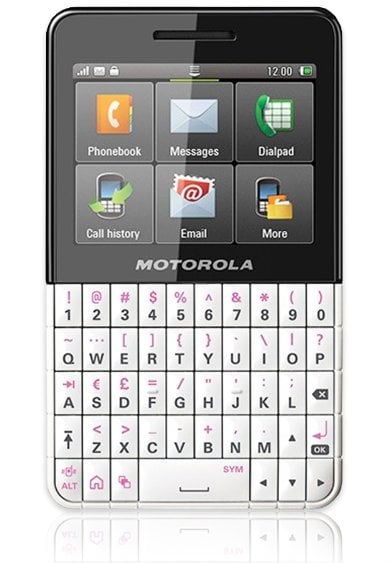 Celular EX119 Rosa e Branco Motorola Celular EX119 Rosa e Branco Motorola