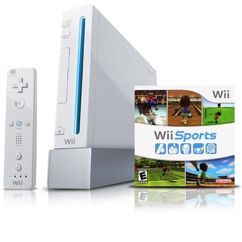 Nintendo Wii com Controle e Jogos