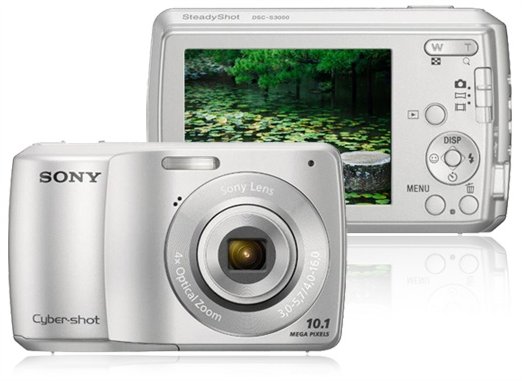 Sony Cyber Shot DSC-S3000 + Memory Stick 4GB