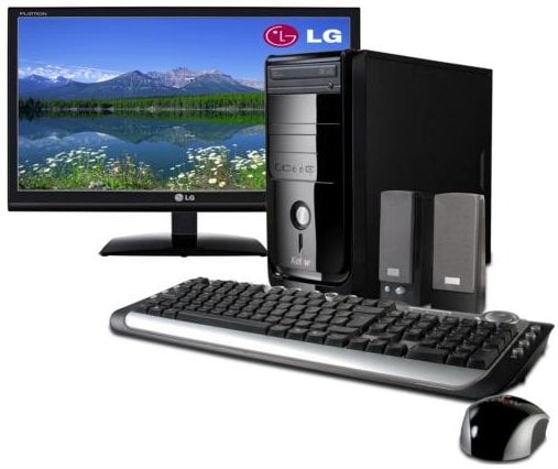 Computador Intel Atom Computador Intel Atom 4GB HD 500GB + LED 15.6 LG