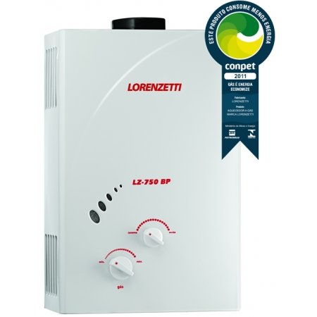 Aquecedor de Água a Gás GN Lorenzetti
