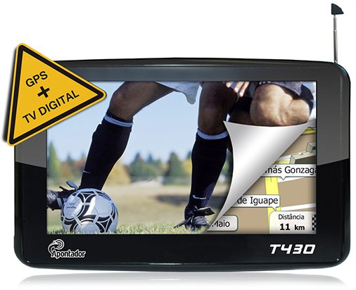 GPS com TV Digital Apontador T 430