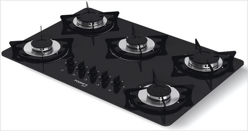 Cooktop a gás 5 bocas com acendimento automático Fogatti