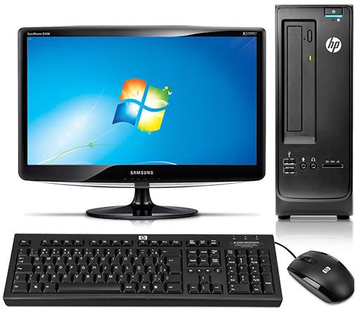 Computador HP AMD Dual Core + Tela 15,6 Samsung