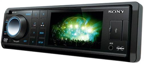 DVD Player para carro Sony Xplod Tela 3 polegadas