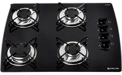 Fogão Cooktop 4 Bocas Atlas Fogão Cooktop 4 Bocas Atlas