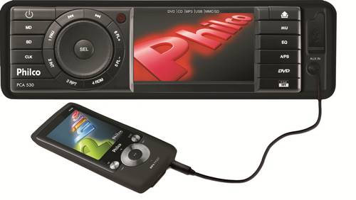 DVD Automotivo Philco LCD 3 e USB