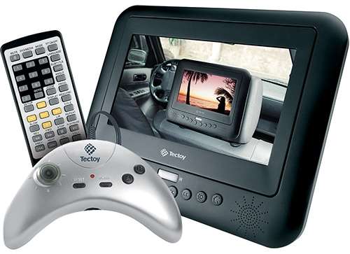 DVD Player Automotivo Tectoy Tela 7 Widescreen USB Controle Remoto
