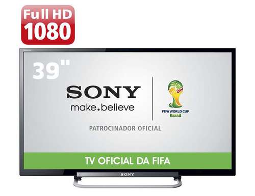 TV 39 Sony Bravia LED Full HD 120Hz com Rádio e Conversor Integrado