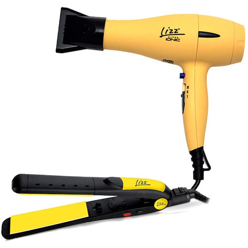 Secador Super Ionic Lizz 2000W + Prancha Passione Cabelos Secos e Úmidos