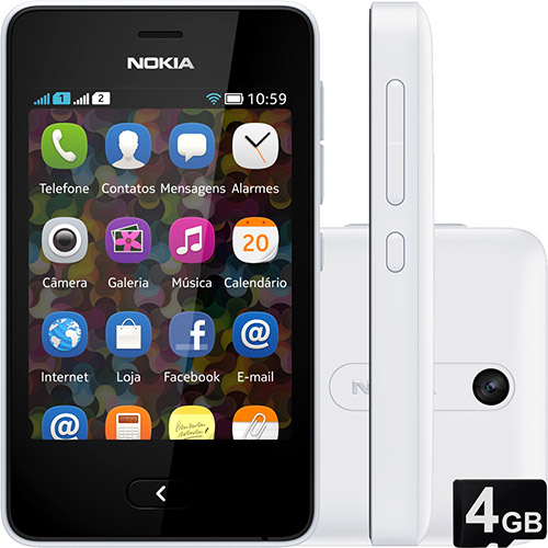 Celular Nokia Asha 501 Dual Chip Desbloqueado Wi-Fi 