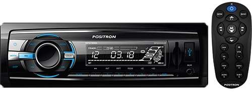 MP3 Player Automotivo Positron Rádio Am/Fm USB SD e Controle Remoto