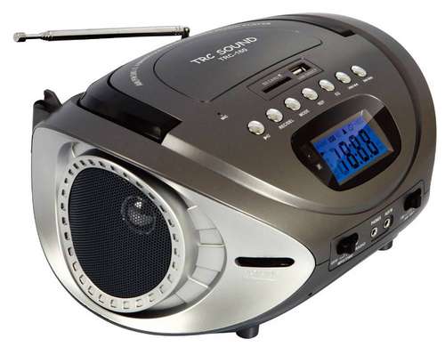 Rádio Portátil TRC 160 com MP3 USB Cartão SD Rádio AM/FM