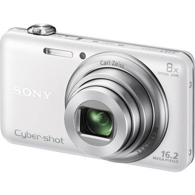 Câmera Digital Sony WX60/W 16.2MP 8X Zoom 3D HD Foto Panorâmica