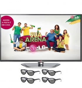 Smart TV 3D LED 42” LG 42LA6204 Full HD 3 HDMI 3 USB 120 Hz 4 Óculos 3D Smart TV 3D LED 42” LG 42LA6204 Full HD 3 HDMI 3 USB 120 Hz 4 Óculos 3D
