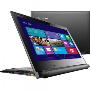 Ultrabook Conversível 2 em 1 Lenovo Flex com Intel Core i3 4GB 500GB 8GB SSD LED HD 14" Touchscreen Windows 8