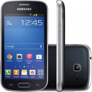 Smartphone Samsung Galaxy Trend Lite S7390 Desbloqueado Claro Preto Android 4.2 3MP 3G 4GB
