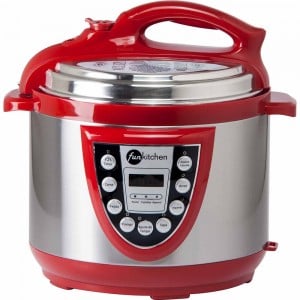 Panela Eletrônica de Pressão 5L Fun Kitchen Vermelha
