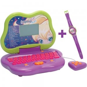 Laptop Polly Função Bilíngue com relógio – 64 atividades – Candide 