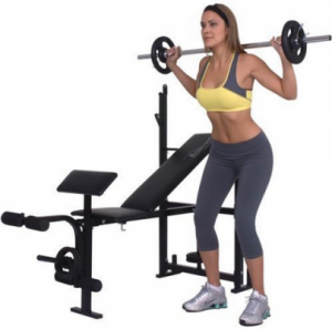 Academia Residencial Multi Gym c/ 4kg e Anilhas – Polimet 