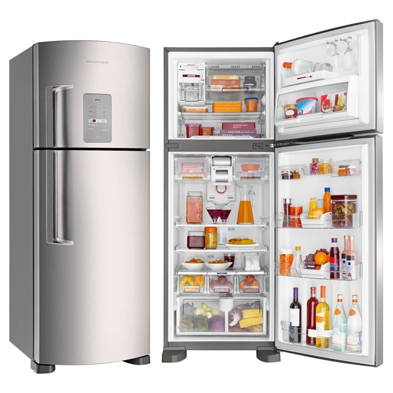 Geladeira Refrigerador Duplex Frost Free Brastemp Ative! BRM50 429 ...