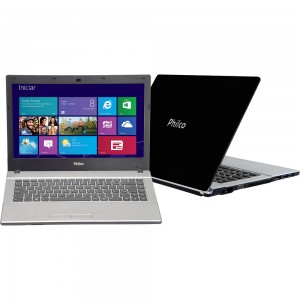 Notebook Philco com AMD Dual Core 4GB 500GB Tela LED 14 Notebook Philco com AMD Dual Core 4GB 500GB Tela LED 14" Windows 8 Preto
