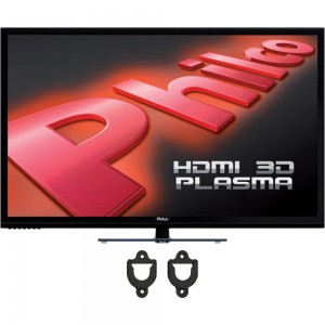 TV 51" Smart 3D PH51C20PSG Plasma Philco + Suporte Universal em ABS Preto - Indusat TV 51" Smart 3D PH51C20PSG Plasma Philco + Suporte Universal em ABS Preto - Indusat