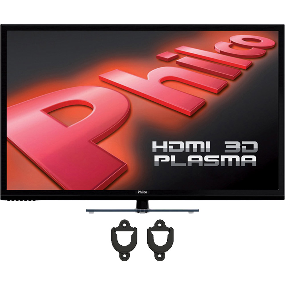 TV 51 Smart 3D PH51C20PSG Plasma Philco + Suporte Universal em ABS