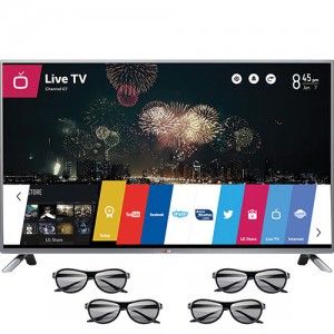 Smart TV 3D LED LG 42LB6500 42" WebOS Full HD HDMI USB Wi-Fi + 4 Óculos 3D 