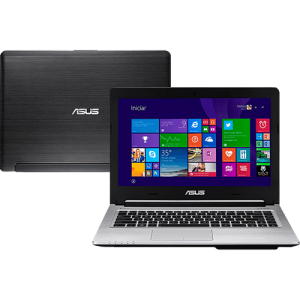 Ultrabook Asus S46CB Intel Core i5 6GB (2GB Memória Dedicada) 500GB +24GB SSD LED 14'' Windows 8
