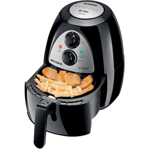 Fritadeira Elétrica Mondial AF-03 Air Fryer 600 ml Preto