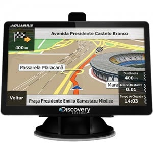 GPS Aquarius Discovery Channel 4.3" c/ TV Digital