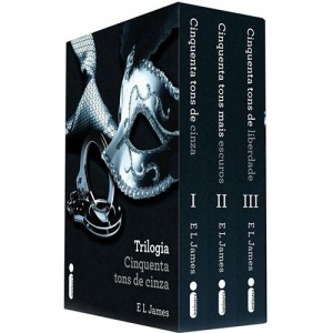 Box Livro - Trilogia Cinquenta Tons de Cinza 