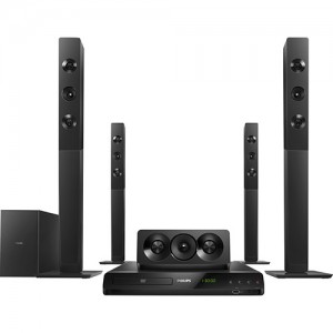 Home Theater DVD Philips HTD5580X/78 1000W, 5.1 Canais