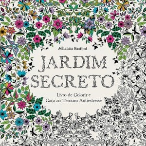 Livro para colorir – Jardim Secreto: Livro de Colorir e Caça ao Tesouro Antiestresse