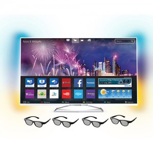 Smart TV 3D LED 47 Philips 47Pfg6519/78 Full HD 3 HDMI 2 USB 480Hz WiFi Integrado Smart TV 3D LED 47 Philips 47Pfg6519/78 Full HD 3 HDMI 2 USB 480Hz WiFi Integrado