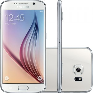 Samsung Galaxy S6 Branco Desbloqueado 32GB 4G Android 5.0 Tela 5.1" Octa-Core Câmera 16MP