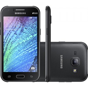 Smartphone Samsung Galaxy J1 Duos Dual Chip Desbloqueado Tim Android 4.4 Tela 4.3" 4GB 4G Wi-Fi Câmera 5MP – Preto Smartphone Samsung Galaxy J1 Duos Dual Chip Desbloqueado Tim Android 4.4 Tela 4.3" 4GB 4G Wi-Fi Câmera 5MP – Preto