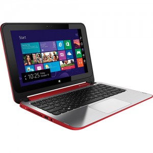Notebook 2 em 1 HP Pavilion x360 11-n026br com Intel Dual Core 4GB 500GB LED 11,6" Touchscreen Windows 8.1 – Vermelho