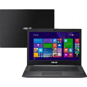 Notebook ASUS PU401LA-WO075P Intel Core i7 6GB 500GB LED 14" Windows 8 Pro – Preto