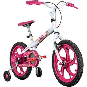 Bicicleta Caloi Ceci Aro 16 Branca