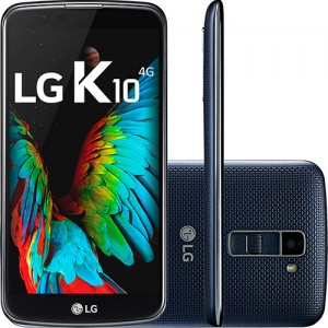 Smartphone LG K10 TV Dual Chip Desbloqueado Android 6.0 Tela 5.3" 16GB 4G 13MP - Cor Indigo Smartphone LG K10 TV Dual Chip Desbloqueado Android 6.0 Tela 5.3" 16GB 4G 13MP - Cor Indigo