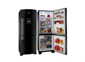 Refrigerador Frost Free BRE50NE Inverse Preto 422 Litros – Brastemp Refrigerador Frost Free BRE50NE Inverse Preto 422 Litros – Brastemp