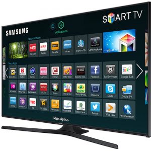 Smart TV LED 48" Samsung UN48J5300AGXZD Full HD com Conversor Digital 2 HDMI 2 USB Wi-Fi 120Hz