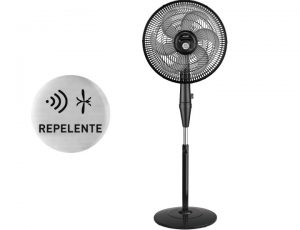 Ventilador Coluna 40 cm Turbo Silêncio Maxx&Go Repelente TSC5 Preto – Arno